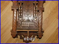Wooden Altar Fretwork Folding Altar around 1900! Religious! Decorated