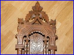 Wooden Altar Fretwork Folding Altar around 1900! Religious! Decorated
