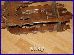 Wooden Altar Fretwork Folding Altar around 1900! Religious! Decorated