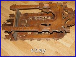 Wooden Altar Fretwork Folding Altar around 1900! Religious! Decorated