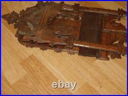 Wooden Altar Fretwork Folding Altar around 1900! Religious! Decorated