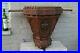 XXL-19thc-Church-Wood-carved-latin-text-Wall-console-Candle-holder-religious-01-gac